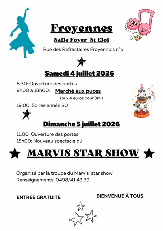 Spectacles Marvis star show