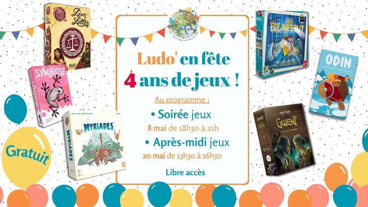Spectacles Ludo-versaire ans jeux