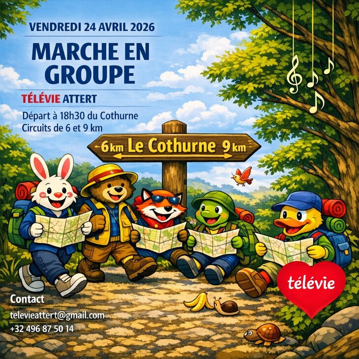 Loisirs Marches courses Télévie Attert