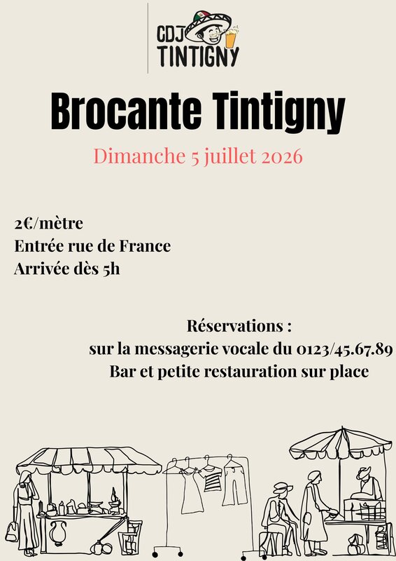  Brocante Cdj Tintigny