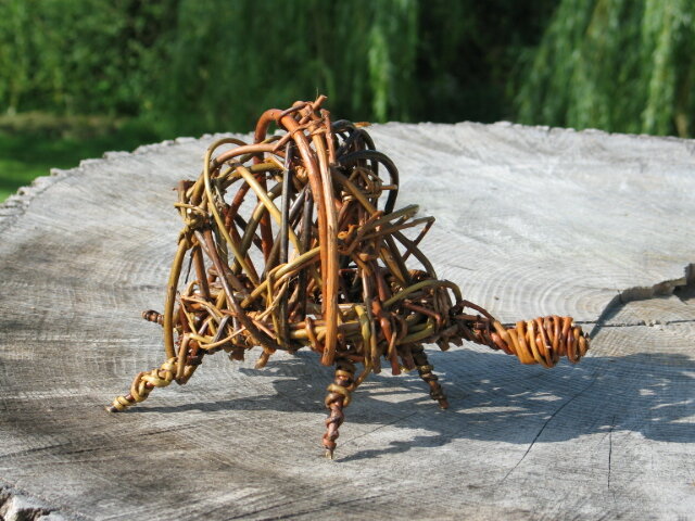 Stages,cours Ateliers Vanneries - Réalisation d une tortue