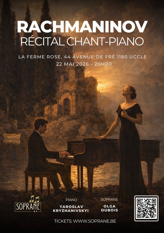 Concerts Mélogies Sergueï Rachmaninov : Récital chant-piano