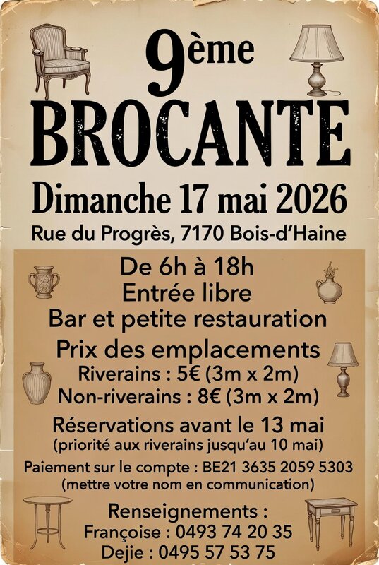  9ème Brocante Indépendants