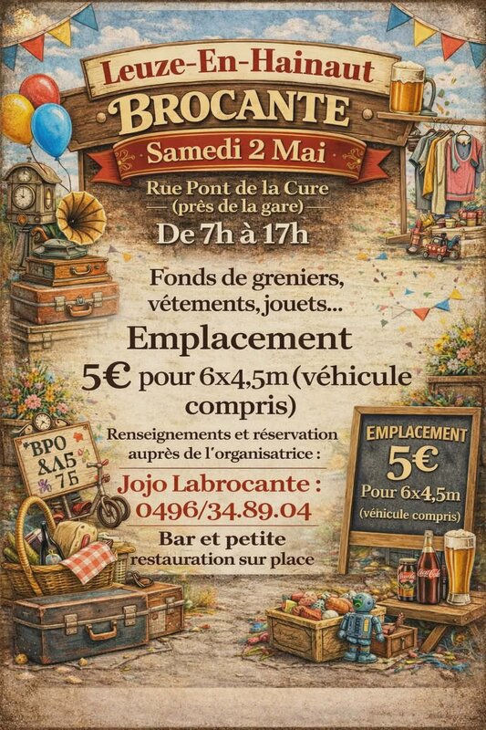  Brocante Leuze-en Hainaut