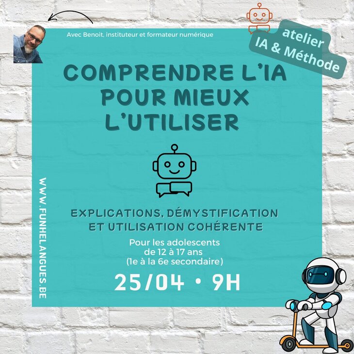 Stages,cours Comprendre l IA pour mieux l utiliser- Ado