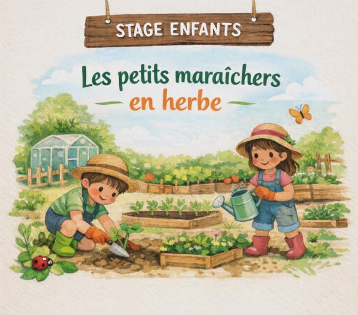 Stages,cours Stage enfants : Petits maraîchers herbe