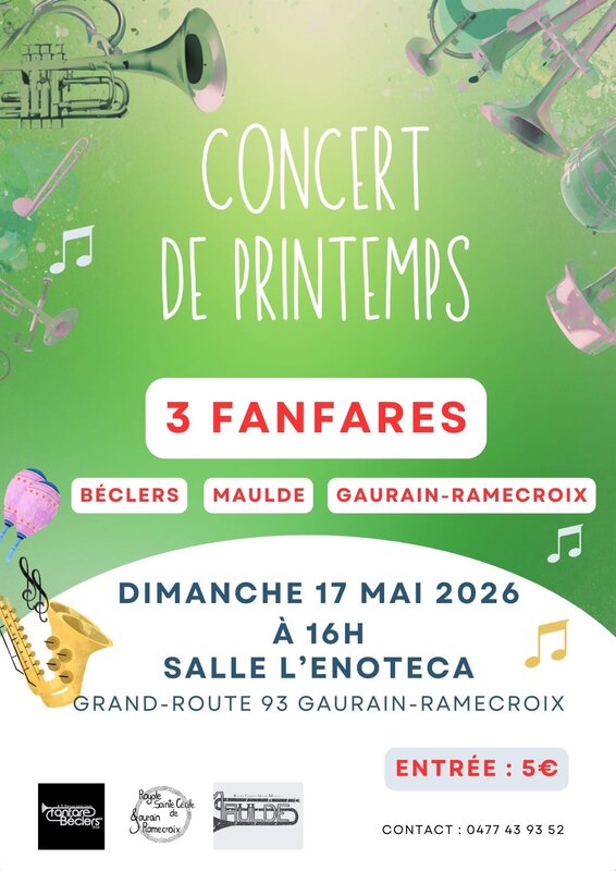 Concerts Concert Printemps « 3 Fanfares »