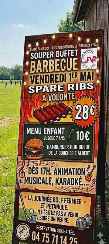 Soirées Souper buffet barbecue