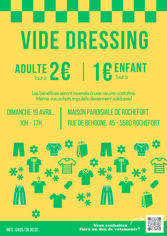  Grand vide dressing solidaire - tout 2€ max