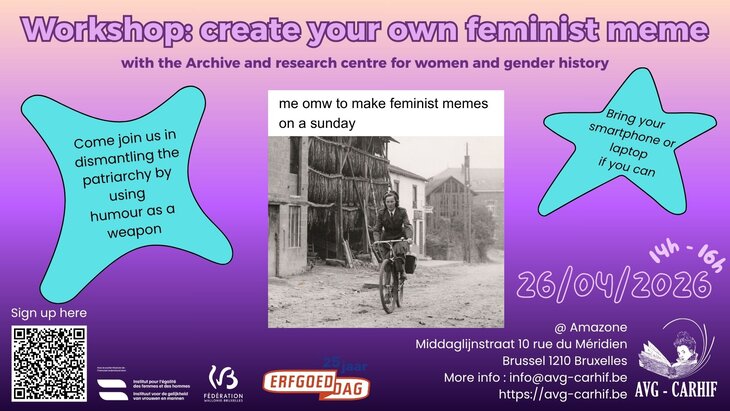 Stages,cours Workshop : crée propre meme féministe