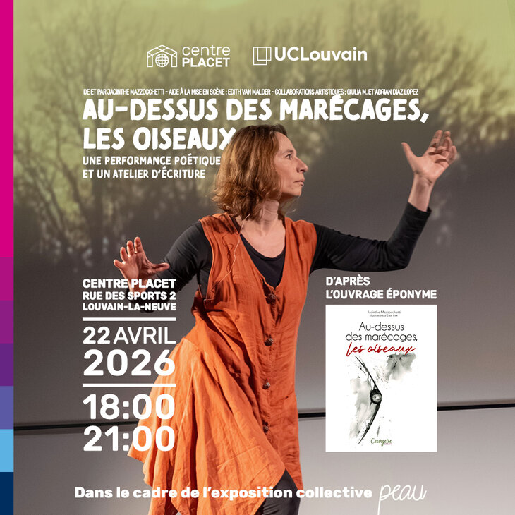 Spectacles Au-dessus marécages, oiseaux - Performance poétique