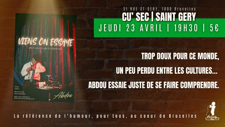 Spectacles Abdou Viens essaye  