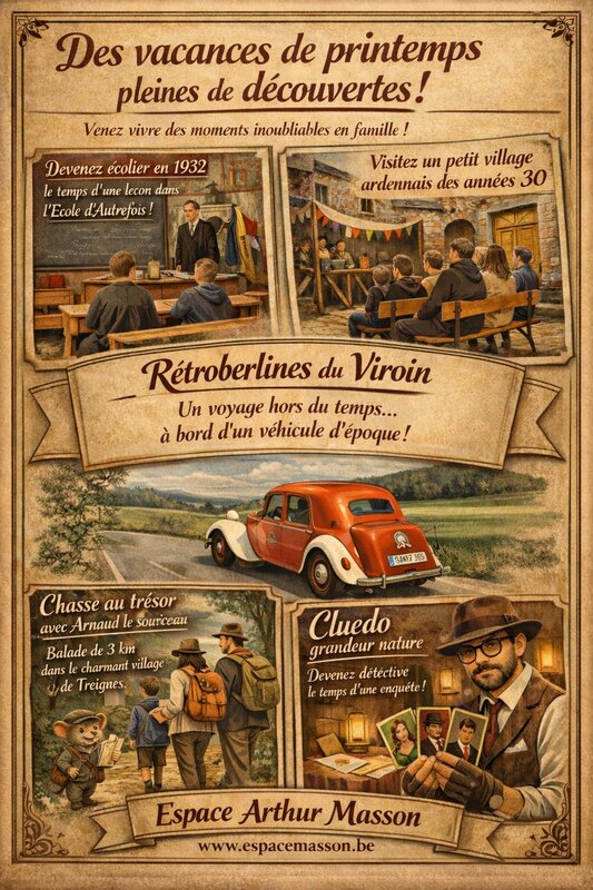 Loisirs Des vacances printemps pleines découvertes l’Espace Arthur Masson 