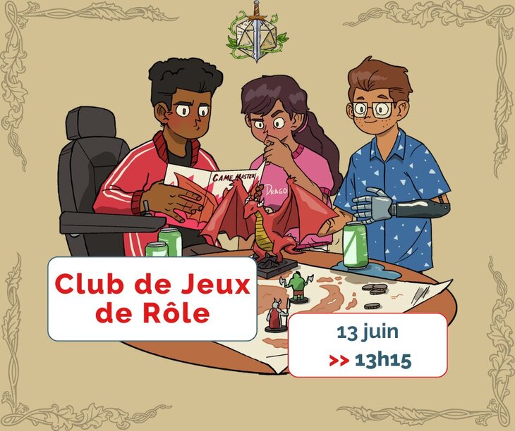 Loisirs Après-midi club jeux rôles