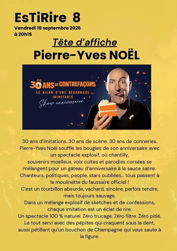 Spectacles Estirire 8ème Edition