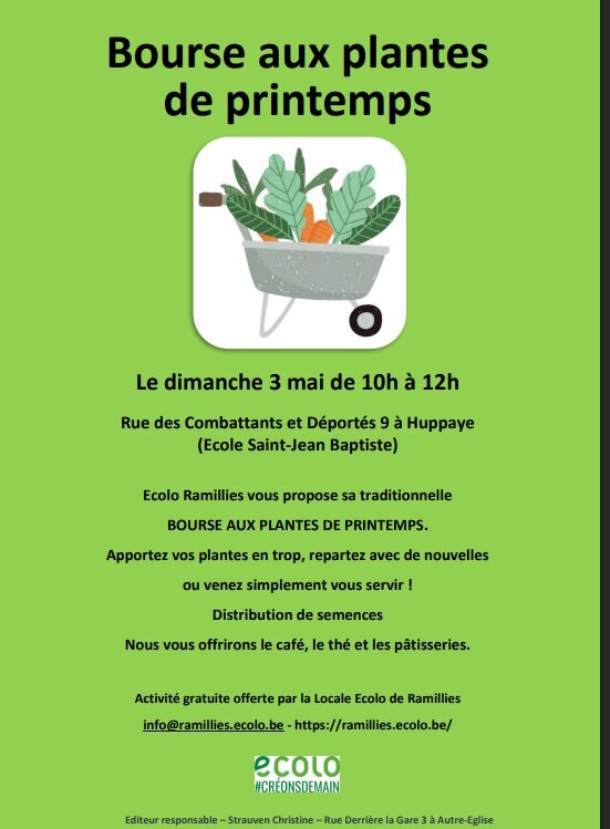 Loisirs Bourse plantes printemps