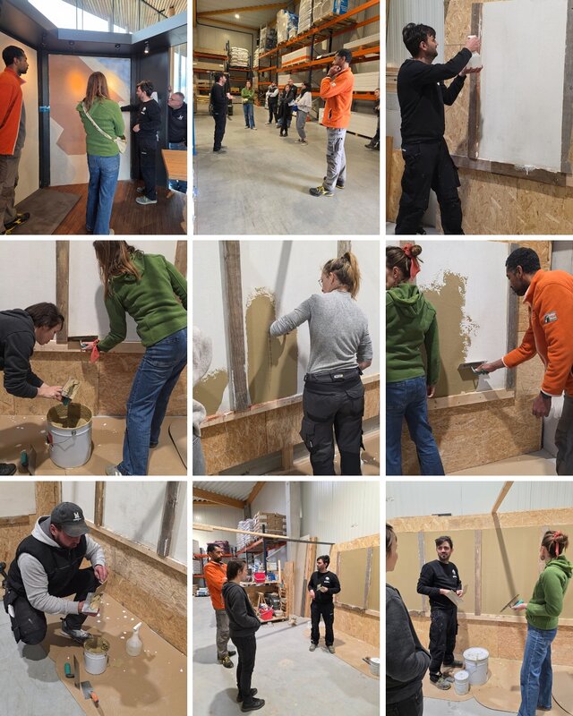 Stages,cours Atelier/formation d application d enduits finition la chaux