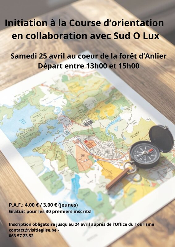 Loisirs Initiation la course d orientation collaboration avec O Lux