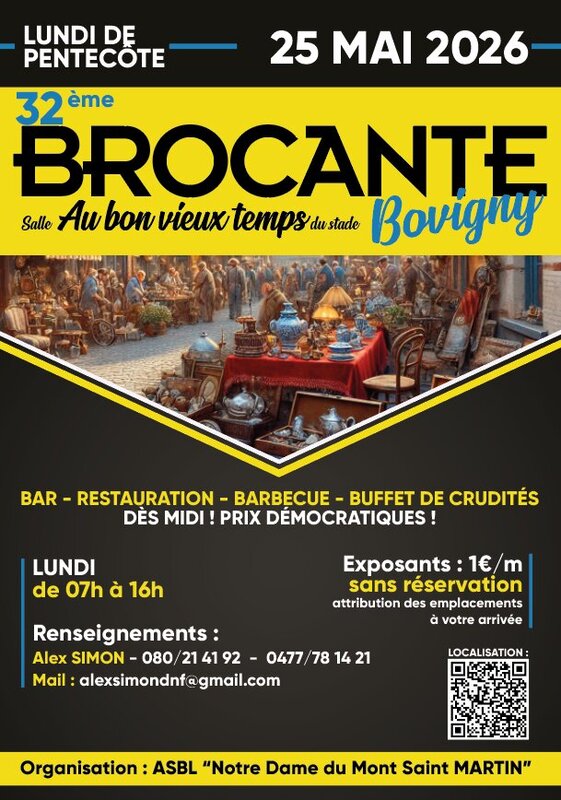  Bovigny : 32ème brocante