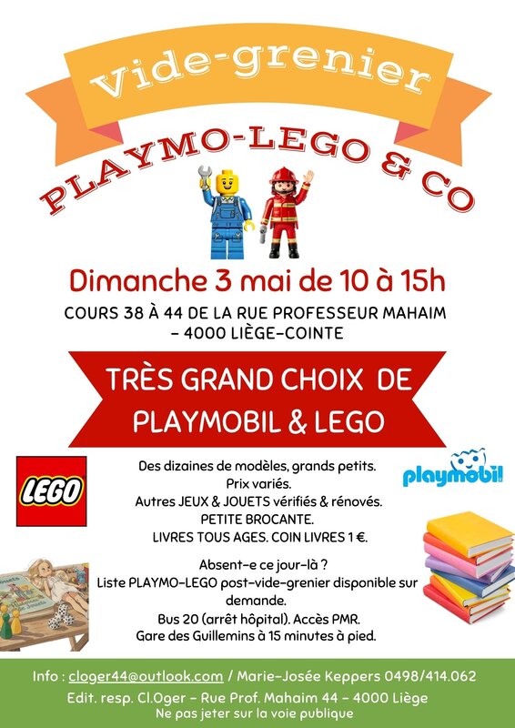  Vide-grenier Playmo-Lego & co