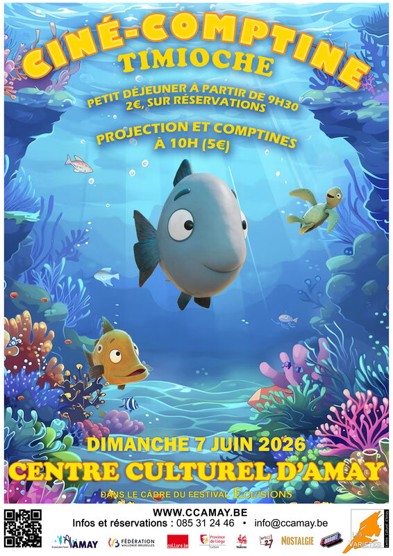 Spectacles Ciné-comptine  Timioche  d’Alex Bain Andy Martin