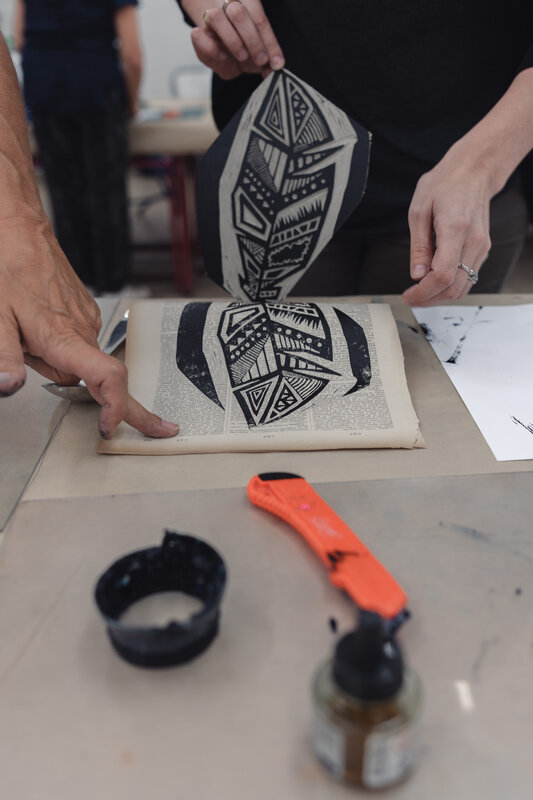 Stages,cours Linogravure