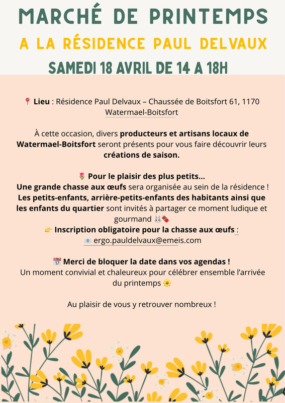 Loisirs Marché printemps