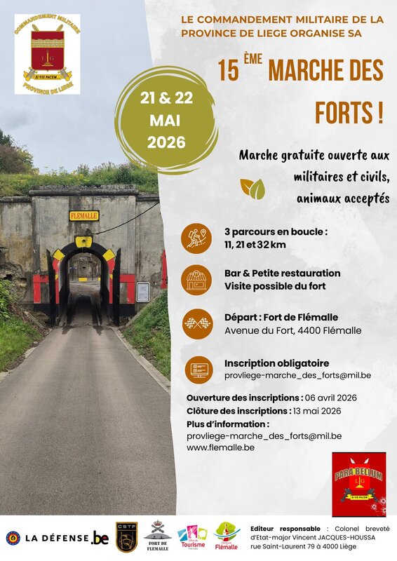 Loisirs Marche forts Province Liège Gratuit