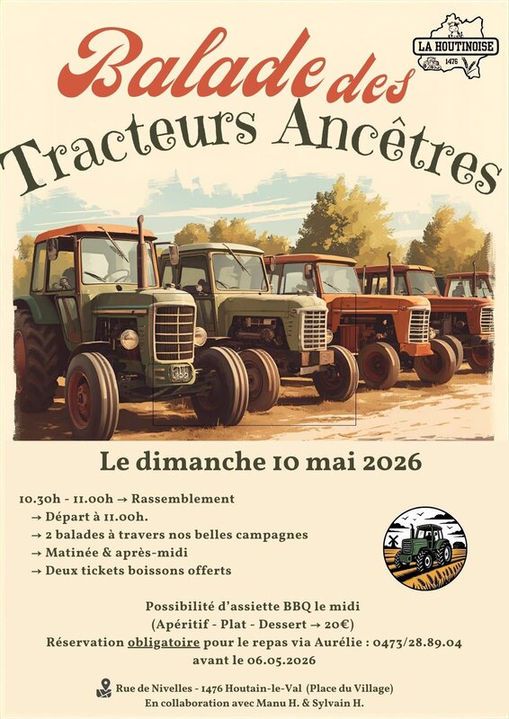 Loisirs La balade tracteurs ancêtres