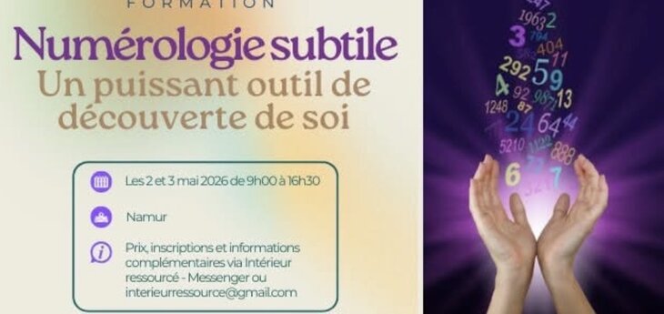 Stages,cours Numérologie subtile : puissant outil connaissance soi 