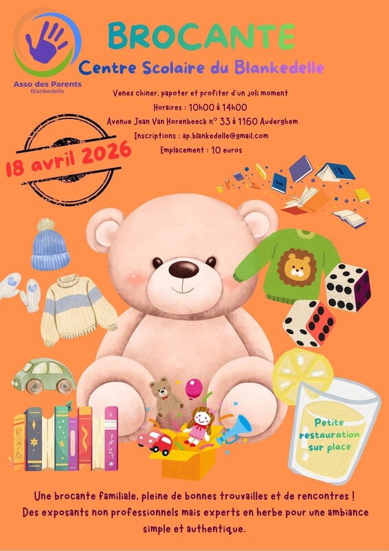  Brocante Centre Scolaire Blankedelle 
