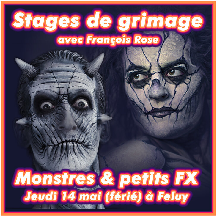 Stages,cours Stage grimage: Monstres petits effets spéciaux