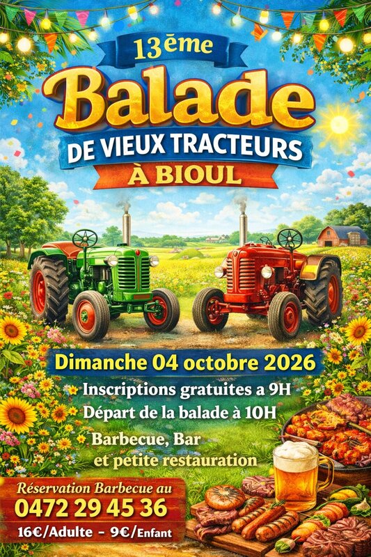 Loisirs Balade Vieux Tracteurs