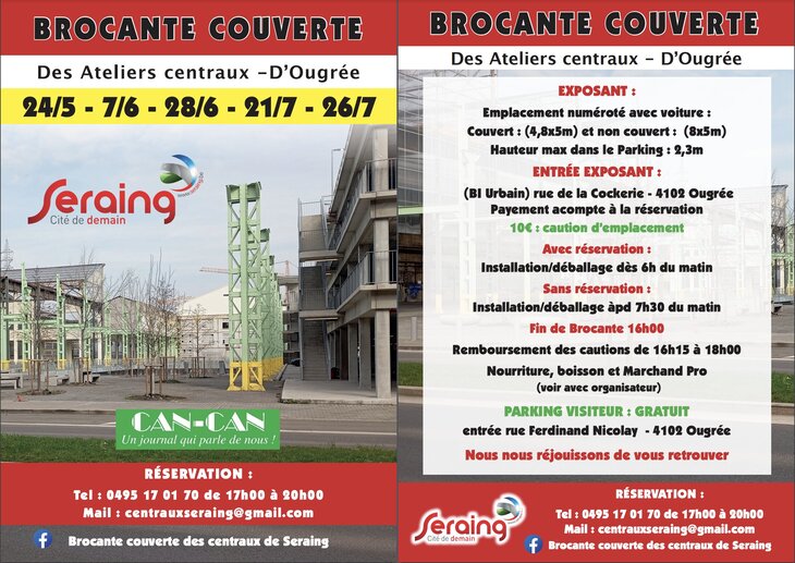  Brocante Couverte Ateliers Centraux
