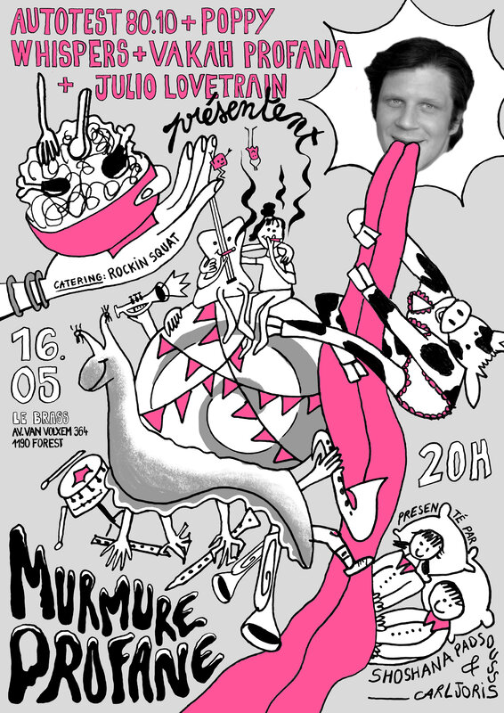 Concerts Murmure Profane Autotest 80.10 + Poppy Whispers + Vakah Profana + Julio Lovetrai