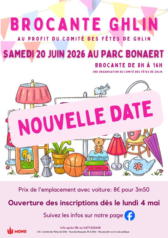  Brocante profit Comité Fêtes