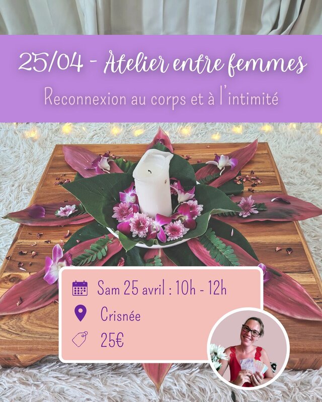 Stages,cours Cercle femmes & reconnexion corps