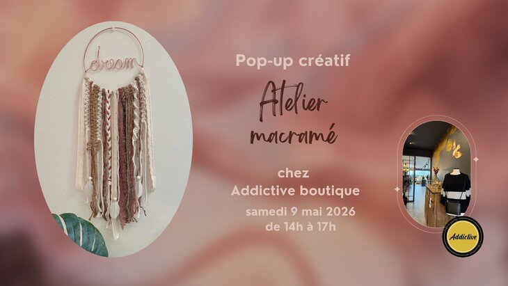 Stages,cours Initiation macramé : attrape-rêves personnalisé