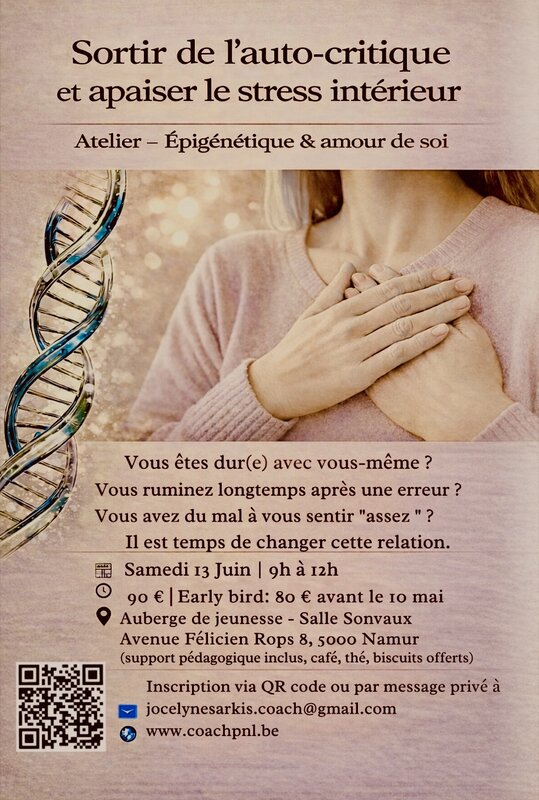 Stages,cours Épigénétique & Amour Soi