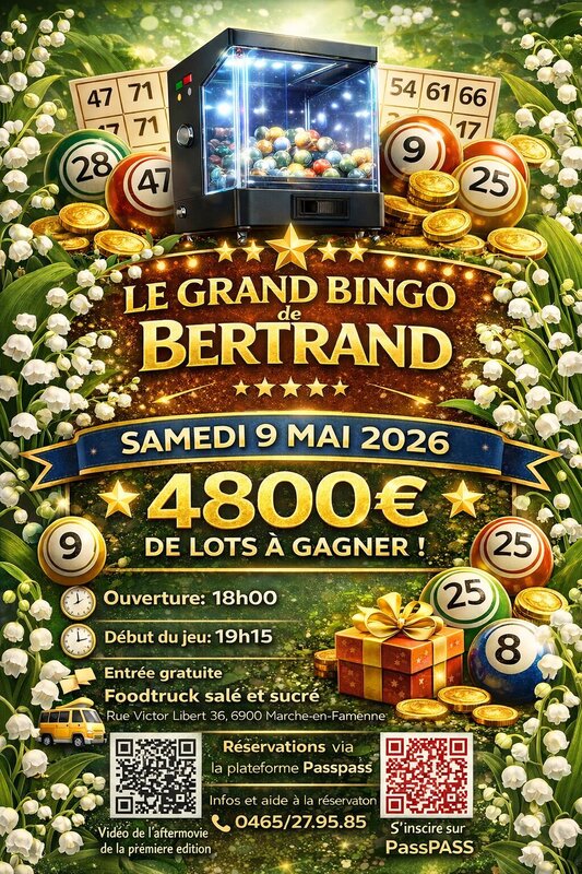 Loisirs Le grand bingo Bertrand - Édition 5 Marche