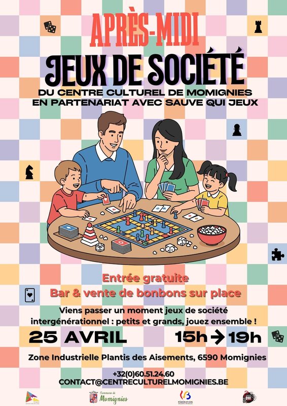 Loisirs Après-midi jeux société