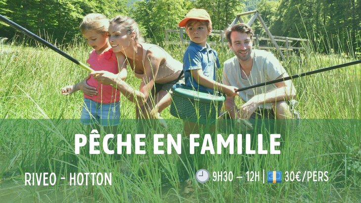 Loisirs Pêche famille  expérience nature Ardenne belge