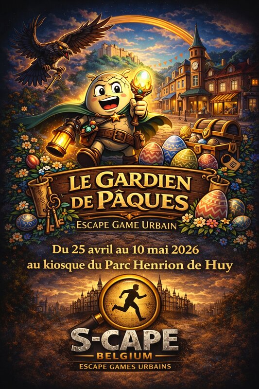 Loisirs Escape Game Urbain sportif Pâques - Gardien Pâques Cape Belgium