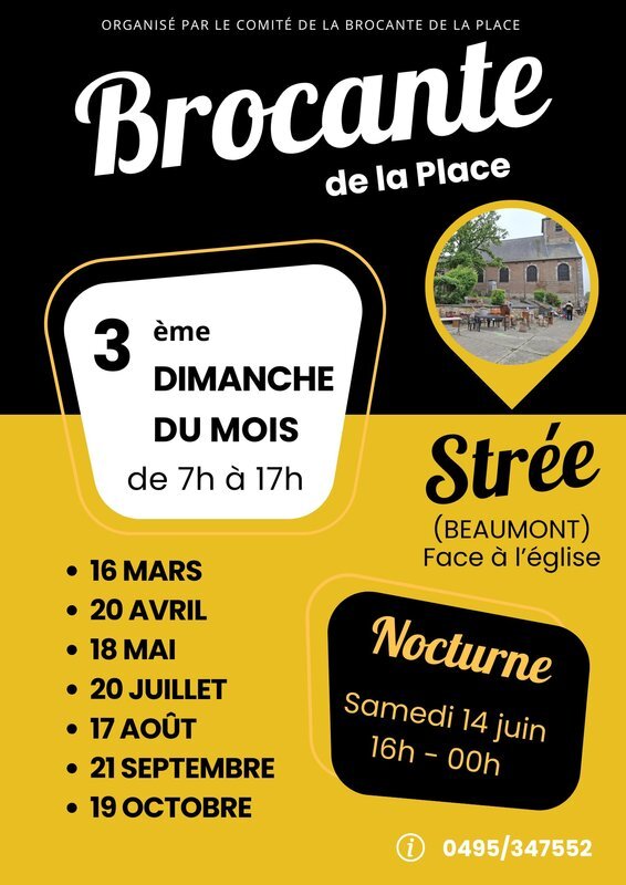  Brocante la Place Strée