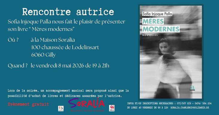 Conférences Rencontre Autrice - Mères modernes Sofia Injoque Palla - évènement gratuit