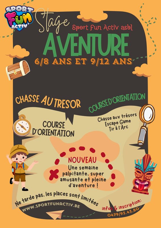 Stages,cours Stage aventuriers