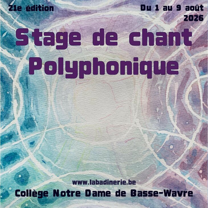 Stages,cours Stage chant polyphonique  été  La Badinerie