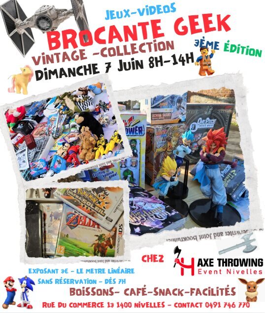 Loisirs Brocante Geek - Bourse jouets