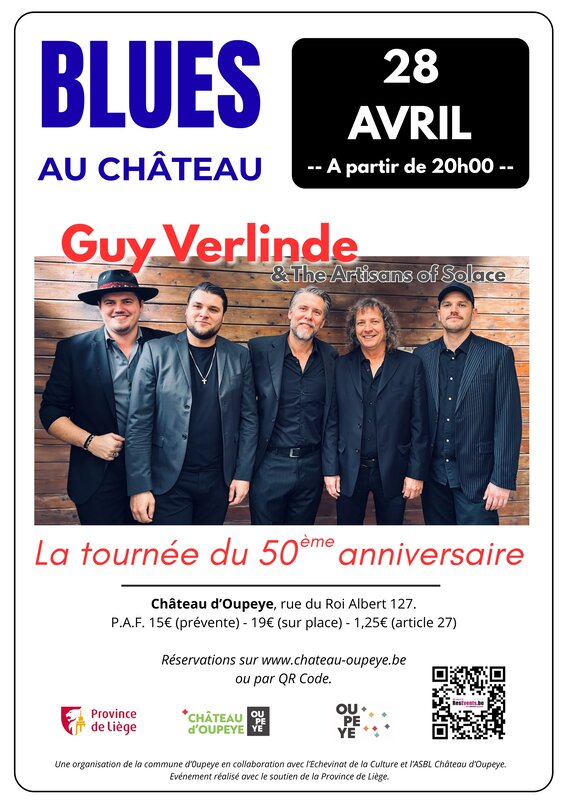 Concerts Blues Château : Verlinde