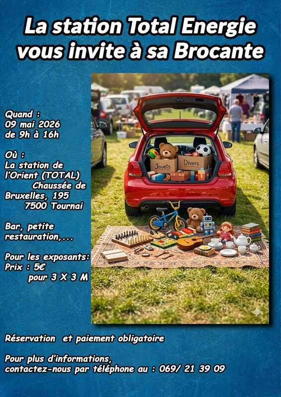  Brocante la station total energie